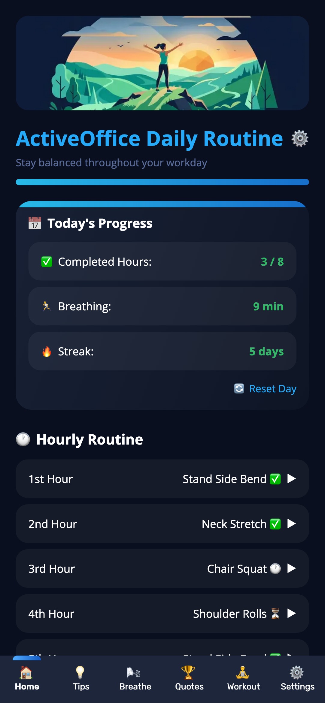 ActiveOffice app screenshot